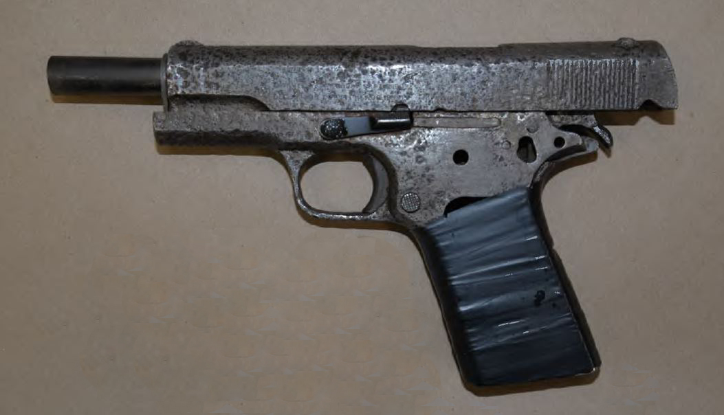 seized hand gun seized hand gun