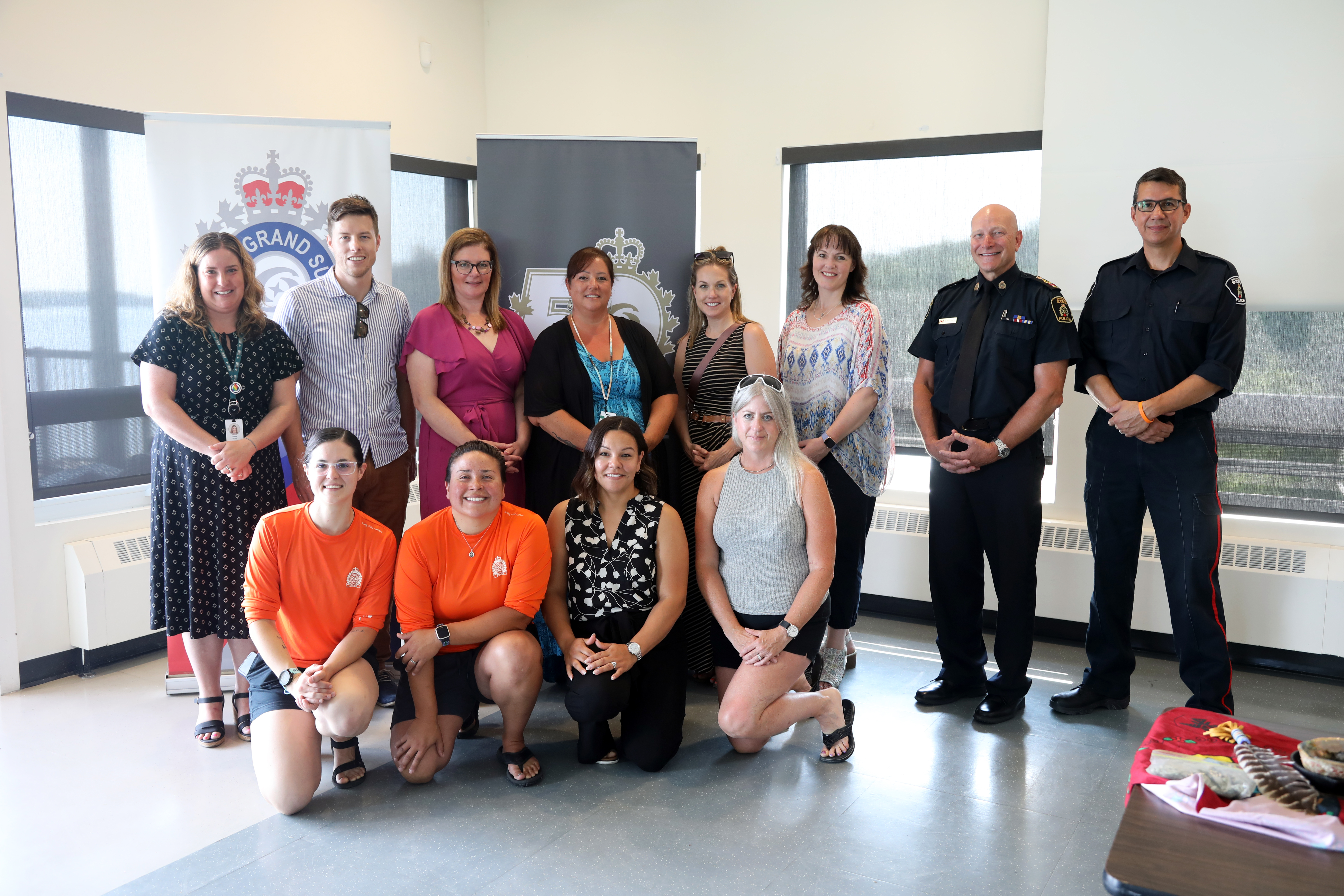 GSPS and community partners group of people standing and smiling