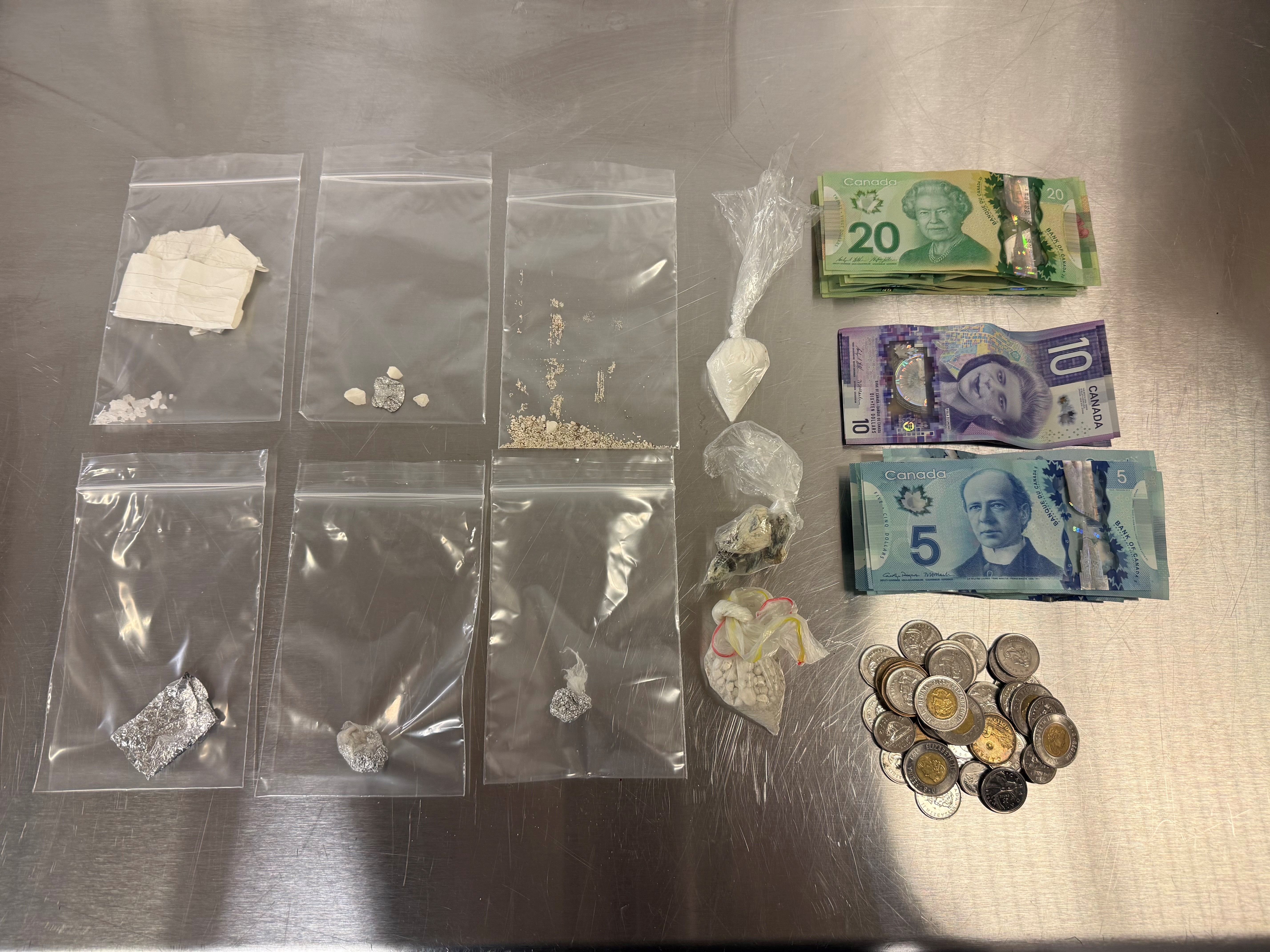 drugs and cash