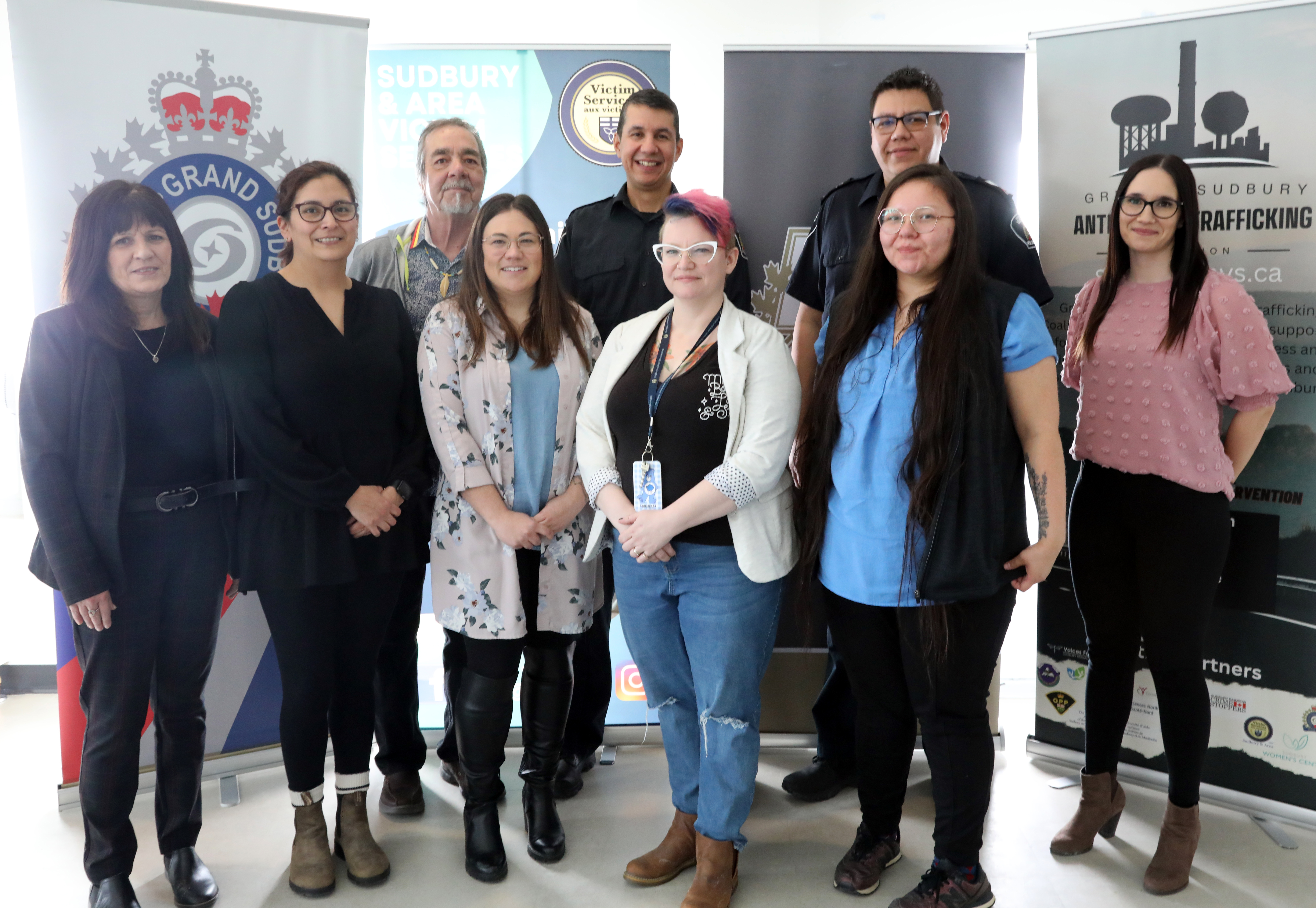 GSPS members and community partners group of people standing smiling