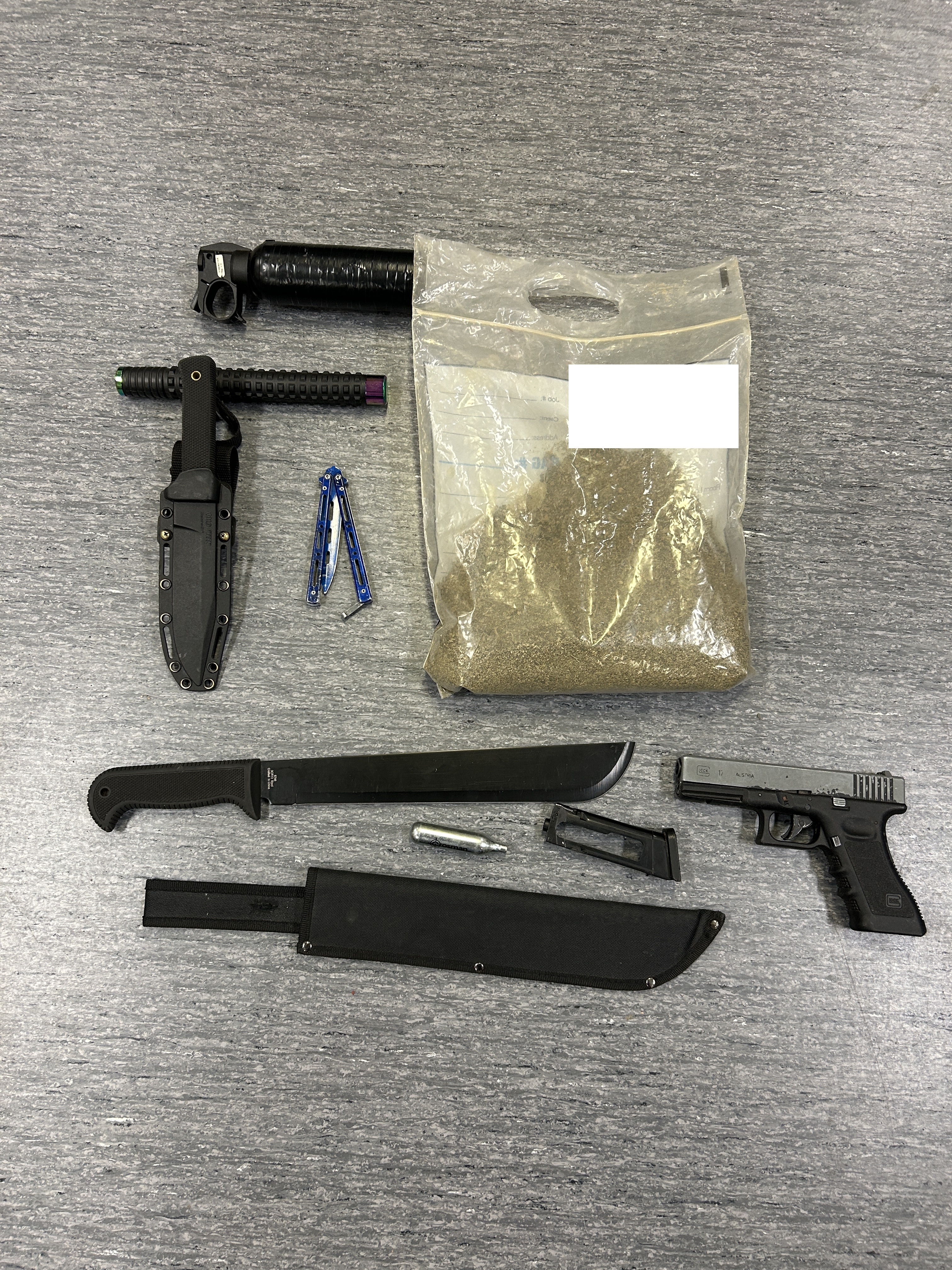 weapons seized