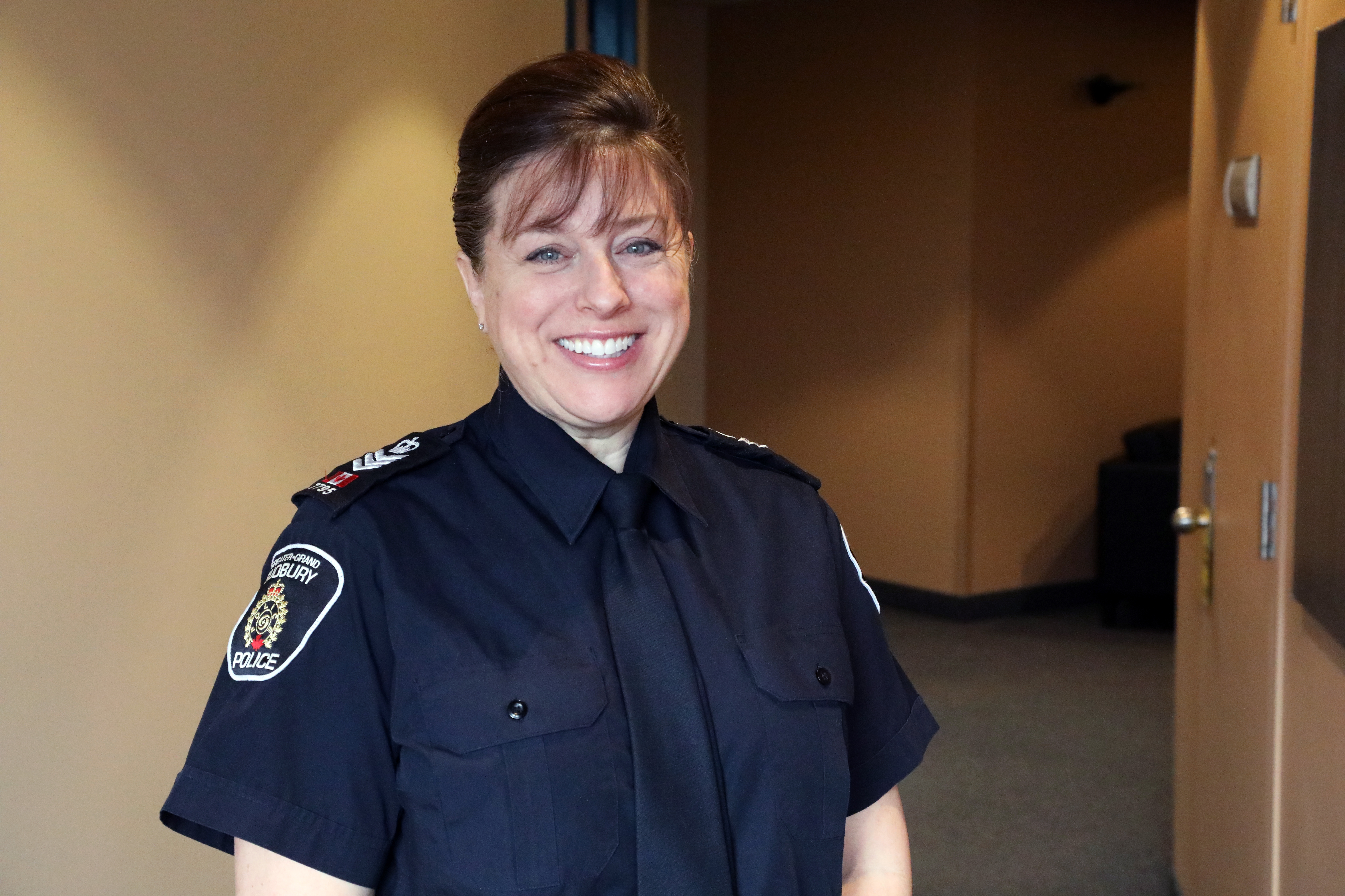 Staff Sergeant Valerie Tiplady police woman smiling
